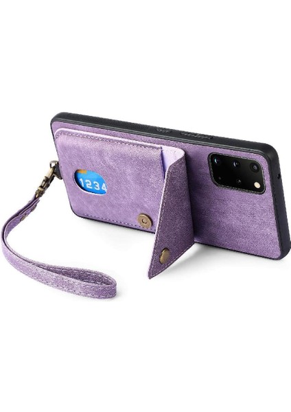 Samsung Galaxy S20 Artı Premium Deri Manyetik Kapatma Kordon (Yurt Dışından)