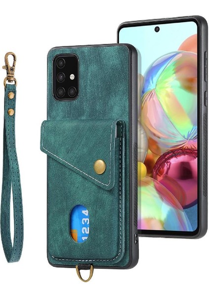 Samsung Galaxy A71 4g Premium Deri Ayrılabilir Kordon Kartı (Yurt Dışından) modelleri