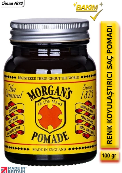 Morgan's Pomade Morgan's Hair Darkening Pomade - Grileşen Saçlara Özel Renk Koyulaştırıcı Pomad 100 ml