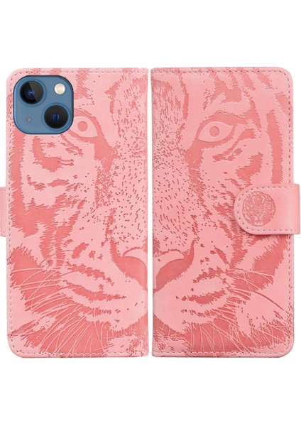IPhone 15 Için Flip Case Deri Cüzdan Kickstand Koruyucu Kabartmalı Sevimli (Yurt Dışından)