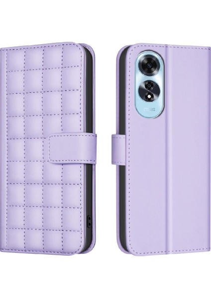 Oppo A60 4g Iş Basit Tarzı Pu Deri Koruyucu Kart Için Flip Case (Yurt Dışından)