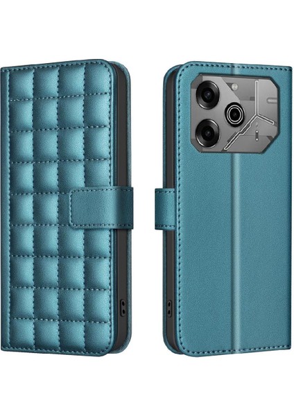 SZY Market Tecno Pova 6 Pu Deri Koruyucu Kart Yuvaları Tutucu Için Flip Case Basit (Yurt Dışından)