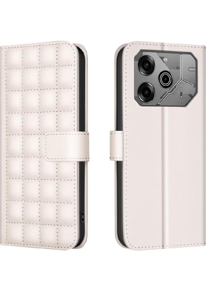 Tecno Pova 6 Pu Deri Koruyucu Kart Yuvaları Tutucu Için Flip Case Basit (Yurt Dışından)