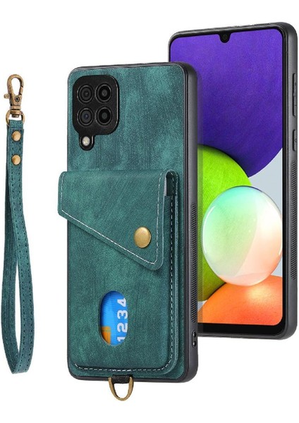 Samsung Galaxy A22 4g Kart Yuvası Çok Fonksiyonlu Manyetik Kapatma (Yurt Dışından)