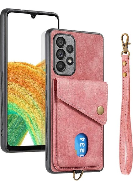 Samsung Galaxy A53 5g Kart Yuvası Manyetik Kapatma Çok Fonksiyonlu Durumda (Yurt Dışından)