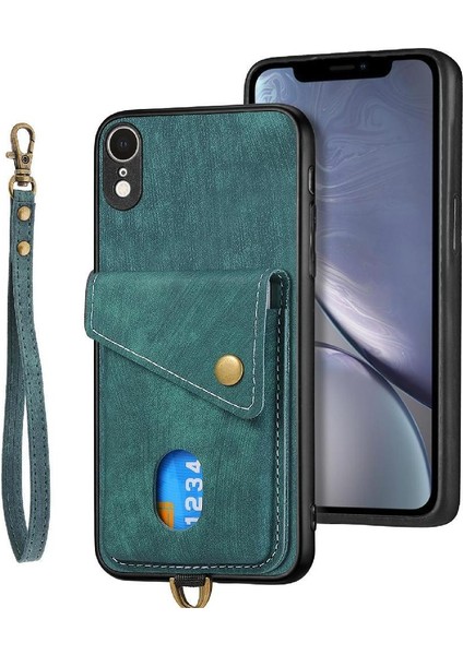 IPhone Xr Kart Yuvası Ayrılabilir Kordon Manyetik Kapatma Prim (Yurt Dışından)