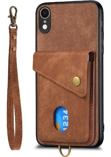 IPhone Xr Kart Yuvası Ayrılabilir Kordon Manyetik Kapatma Prim (Yurt Dışından) fırsatları