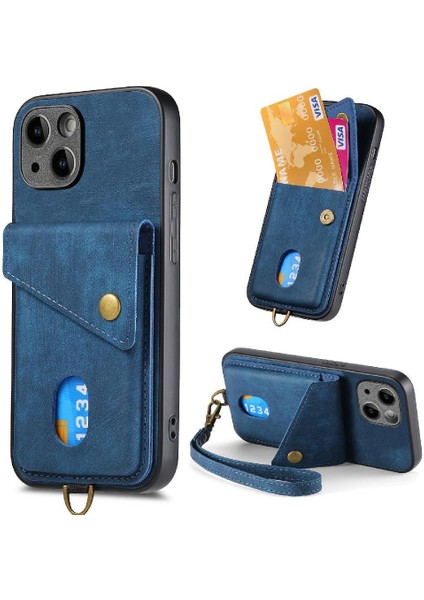 IPhone 14 Için Kılıf Premium Deri Ayrılabilir Kordon Manyetik Kapatma (Yurt Dışından) fırsatları