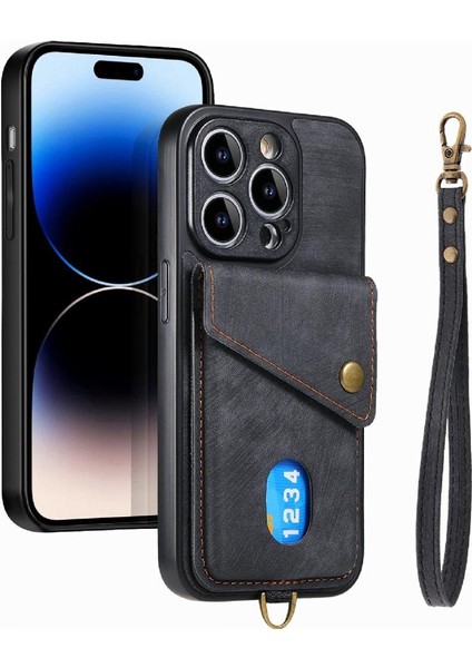 IPhone 14 Için Kılıf Pro Çok Fonksiyonlu Manyetik Kapatma Premium Deri (Yurt Dışından) fiyatları