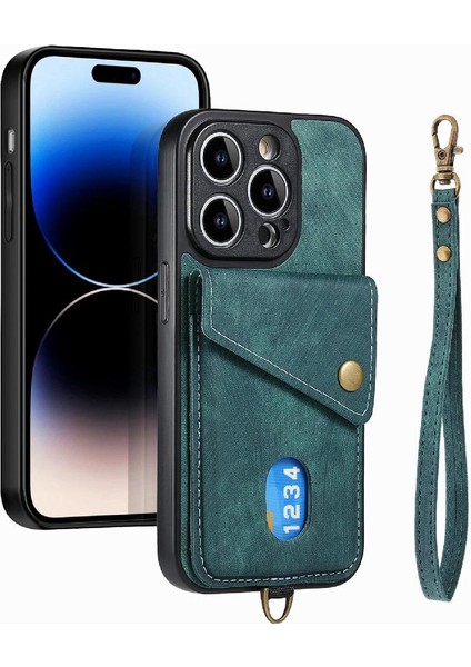 IPhone 14 Için Kılıf Pro Çok Fonksiyonlu Manyetik Kapatma Premium Deri (Yurt Dışından) modelleri