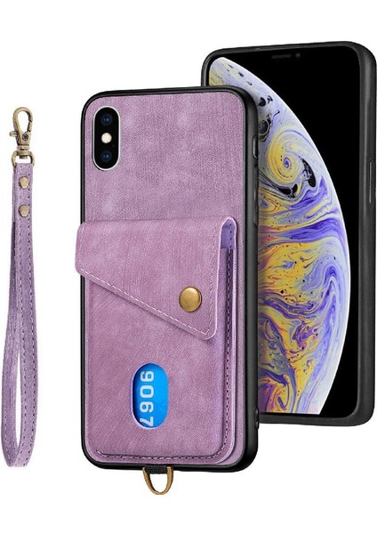 IPhone X/xs Kart Yuvası Çok Fonksiyonlu Ayrılabilir Kordon Prim (Yurt Dışından)