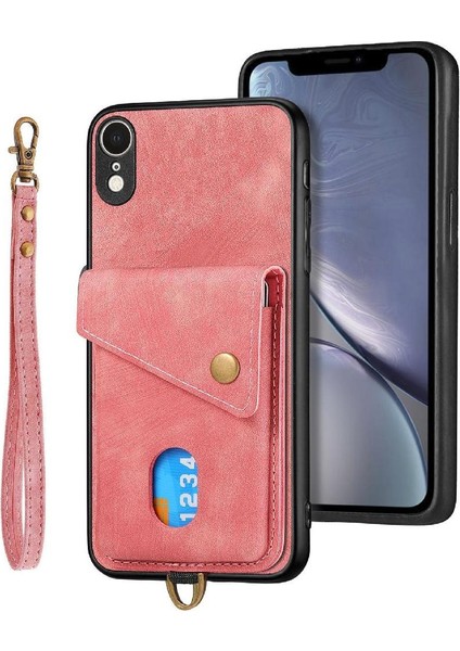 IPhone Xr Kart Yuvası Ayrılabilir Kordon Manyetik Kapatma Prim (Yurt Dışından)