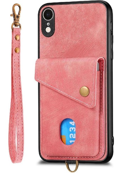 IPhone Xr Kart Yuvası Ayrılabilir Kordon Manyetik Kapatma Prim (Yurt Dışından)