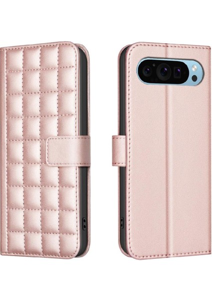 Google Piksel 9 Pro Cüzdan Pu Deri Iş Basit Tarzı Için Flip Case (Yurt Dışından)
