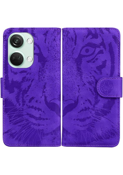 Oneplus Nord 3 Kickstand Koruyucu Deri Cüzdan Kabartmalı Için Flip Case (Yurt Dışından)