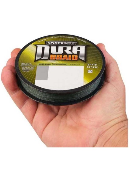 Spiderwire Dura Braid Ip Misina Moss GREEN-0.19MM - 275M - 16KG