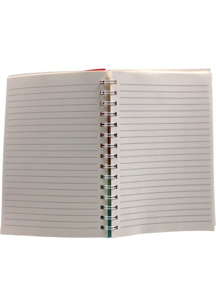 Kırtasiye Ofisi Taros Unıck Color Tırtıklı Silikon A5 Defter 7687