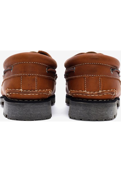Erkek Medium Orange Full Grain Tekne Ayakkabısı