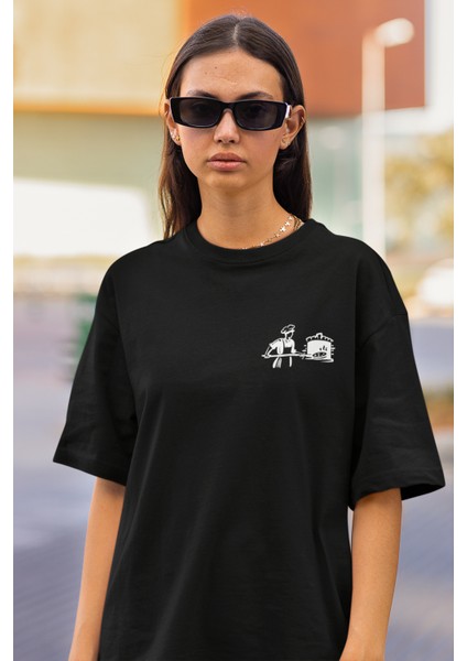 Oversize Lezzet Kürekleri T-Shirt Unisex /chef fiyatları