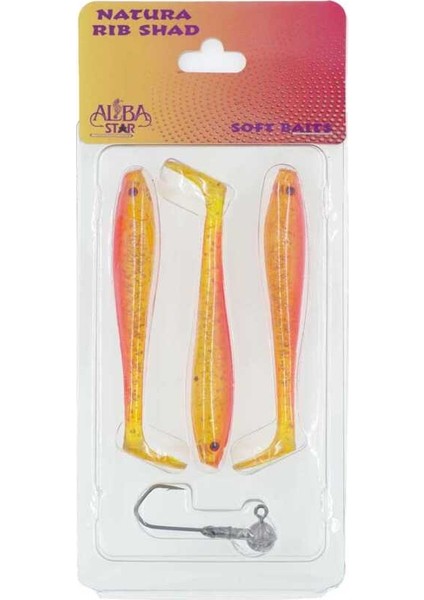 Natura Rib Shad Sahte Balığı 01-90MM