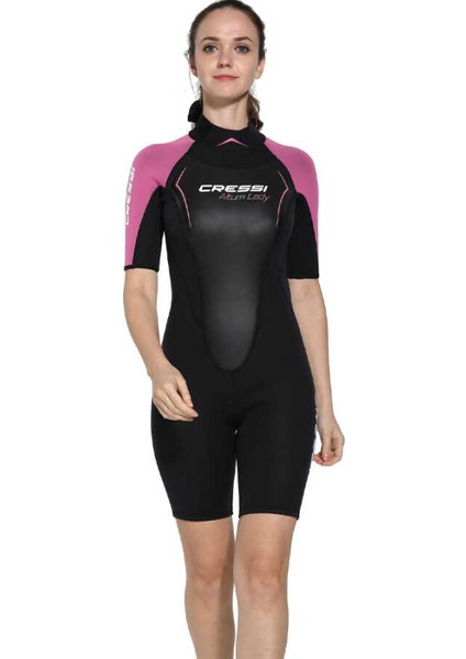 Altum Lady Shorty Yüzme Elbisesi Black - Pınk-3mm - S fırsatları