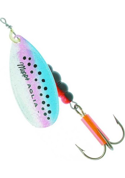 Rainbow Olta Kaşığı Mavi-Pembe Benekli Standart-No:3