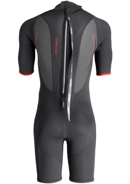 Altum Man Shorty Yüzme Elbisesi Black - Red-3mm - M modelleri