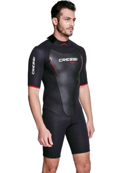 Altum Man Shorty Yüzme Elbisesi Black - Red-3mm - M fırsatları