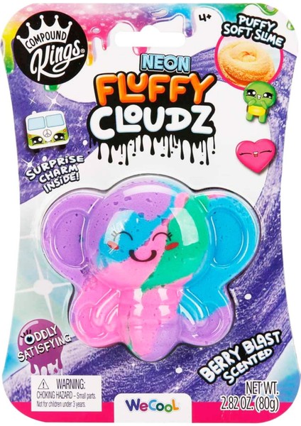 Neon Fluffy Cloudz Kelebek Slime ile Stres At!