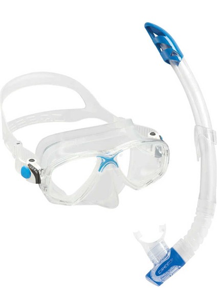 Marea Maske Gamma Şnorkel Seti Clear-Blue