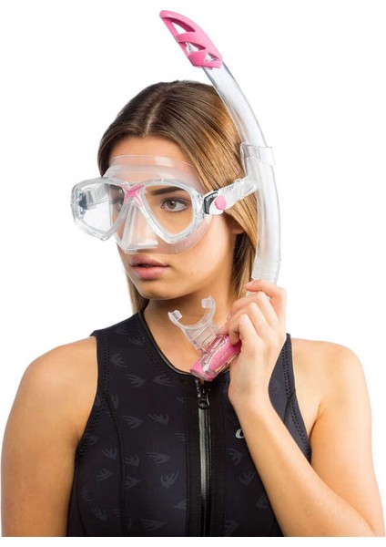 Marea Maske Gamma Şnorkel Seti Clear-Pınk modelleri