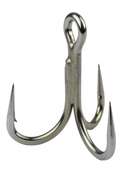 Jaw Lok 4x Strong Üçlü Olta Iğnesi JL74NP Standart-No:2 - 6lı