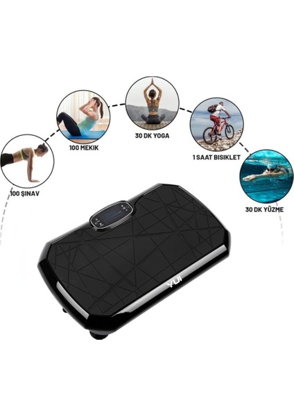 VS8 Max 2d Vibration Plate Bluetooth Hoparlör-Kumandalı Yüksek Titreşimli Zayıflama Aleti