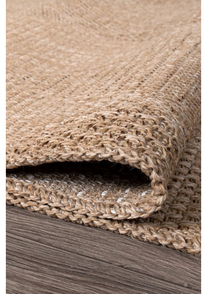 Rusticana 3102 Naturel Jüt Halı Modern Örme Kilim80x150