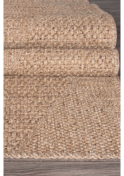 Konfor Halı Rusticana 3102 Jüt Tabanlı Modern Örme Kilim Yolluk