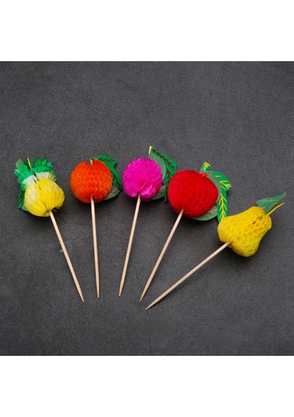 Renkli Meyveli Kürdan 100 adet/paket fırsatları