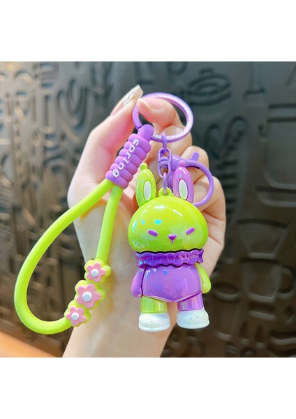 Elektroliz Tavşan Çanta Anahtarlığı Dekorasyon Kolye Hediye (Yurt Dışından)