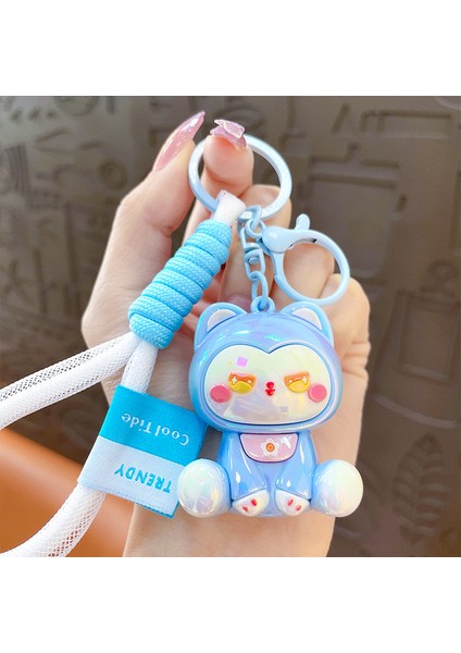 Elektroliz Kedi Çanta Anahtarlığı Dekorasyon Kolye Hediye (Yurt Dışından)