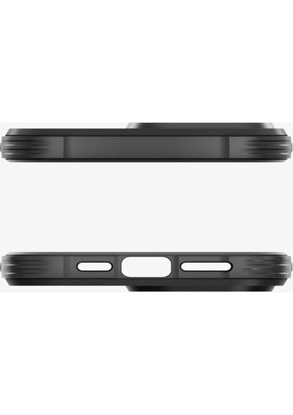 iPhone 15 Pro Max Kılıf Rugged Armor MagFit MagSafe özellikli Matte Black - ACS06561