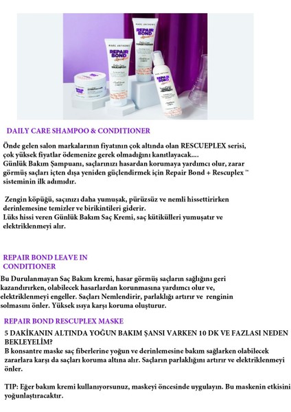 Repair Bond + Rescuplex Daily Care fırsatları