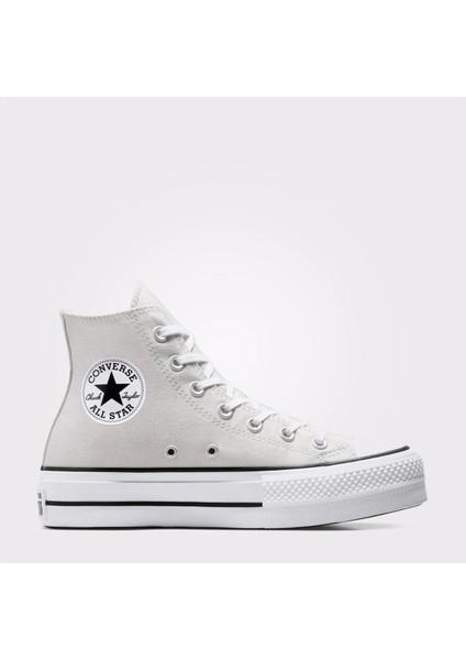 Chuck Taylor All Star Lift Platform Canvas A08287C Kadın Gri Günlük Sneaker Ayakkabı