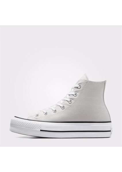 Chuck Taylor All Star Lift Platform Canvas A08287C Kadın Gri Günlük Sneaker Ayakkabı