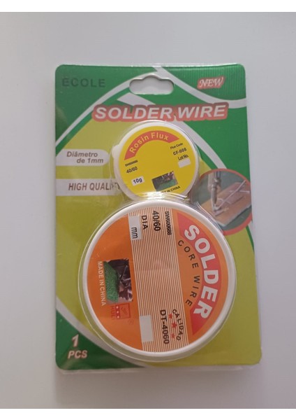 Lehim Pastası ve Lehim Teli Lehimleme Kremi Solder 40/60