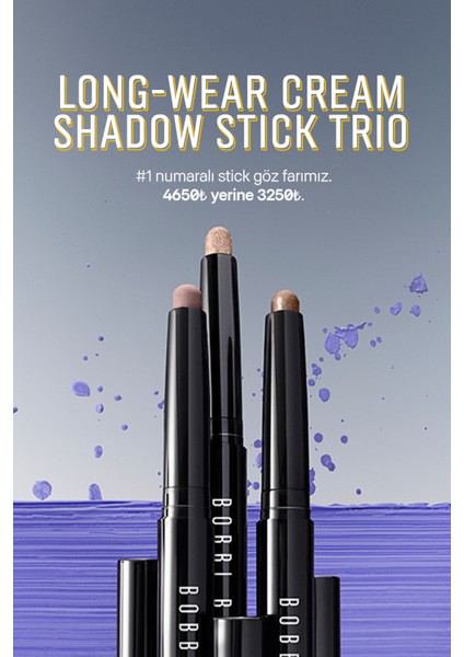 Long-Wear Cream Shadow Stick Trio - Üçlü Kalem Far Seti