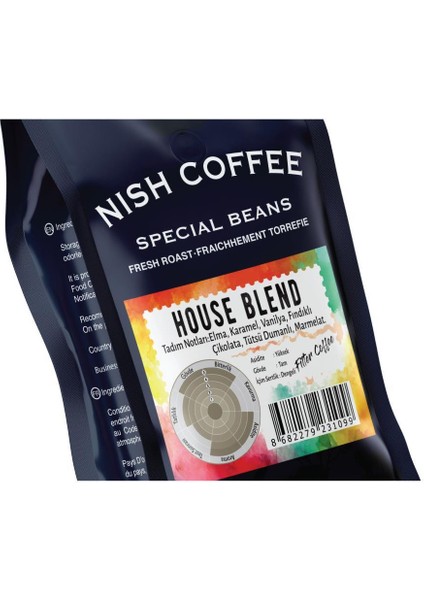 Nish Filtre Kahve House Blend 2 x 250 gr