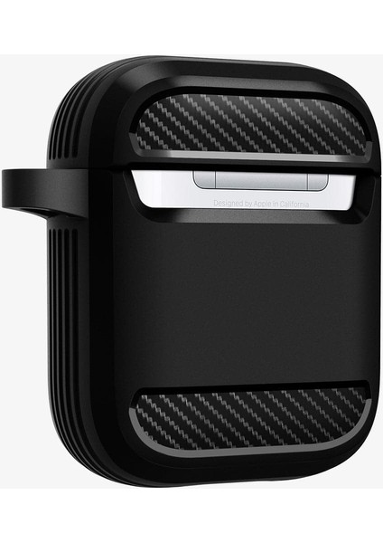 AirPods (2. nesil) / (1.nesil) Kılıf Rugged Armor Black - ASD01117