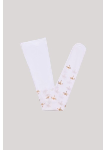 Bg Store Kız Çocuk Beyaz Çorap