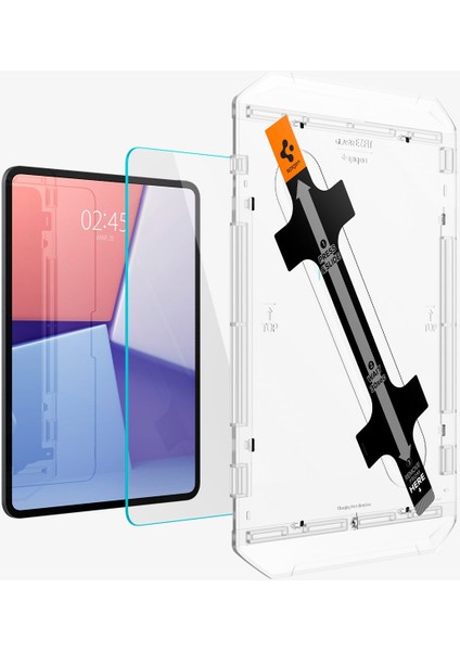 iPad Pro 13" (2024) Cam Ekran Koruyucu Kolay Kurulum Glas.tR EZ Fit Slim HD - AGL07793