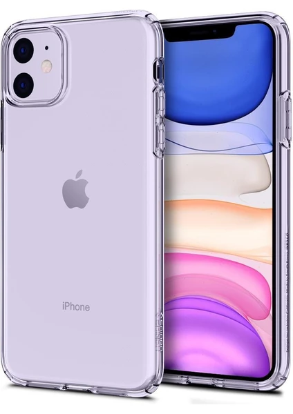 iPhone 11 Kılıf Liquid Crystal Clear 4 Tarafı Tam Koruma - 076CS27179