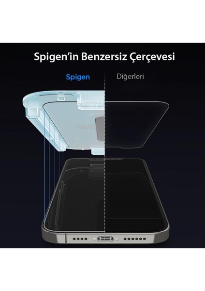 iPhone 12 / iPhone 12 Pro Cam Ekran Koruyucu Kolay Kurulum Glas.tR EZ Fit (2 Adet) - AGL01801